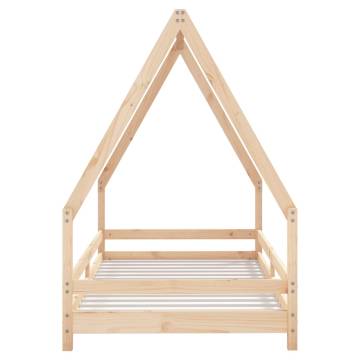 Kids Bed Frame 90x190 cm Solid Wood Pine - Fun & Safe Design