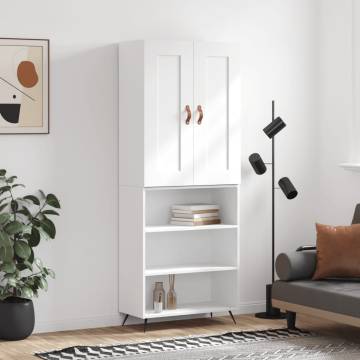 Elegant Highboard White - Stylish Storage Solution | HipoMarket