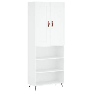 Elegant Highboard White - Stylish Storage Solution | HipoMarket