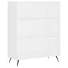 Elegant Highboard White - Stylish Storage Solution | HipoMarket