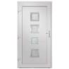 Front Door Anthracite 108x208 cm PVC | Secure & Elegant Design