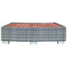 Spa Step Grey Poly Rattan 92x45x25 cm | HipoMarket