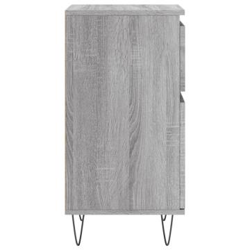 Stylish Grey Sonoma Sideboard - 40x35x70 cm | Hipomarket