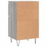 Stylish Grey Sonoma Sideboard - 40x35x70 cm | Hipomarket