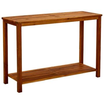 Garden Console Table - 110x40x75 cm Solid Acacia Wood