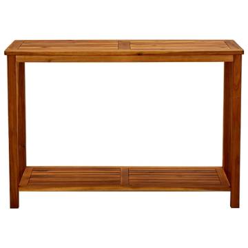 Garden Console Table - 110x40x75 cm Solid Acacia Wood