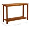 Garden Console Table - 110x40x75 cm Solid Acacia Wood