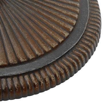 Bronze Umbrella Base - 45x45x30 cm Cast Iron | HipoMarket