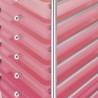 10-Drawer Mobile Storage Trolley in Ombre Pink - Stylish & Practical