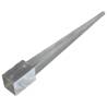 Durable Ground Spikes - 6 pcs Silver Galvanised Steel