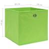 Stylish Green Storage Boxes - 4 pcs Non-woven Fabric