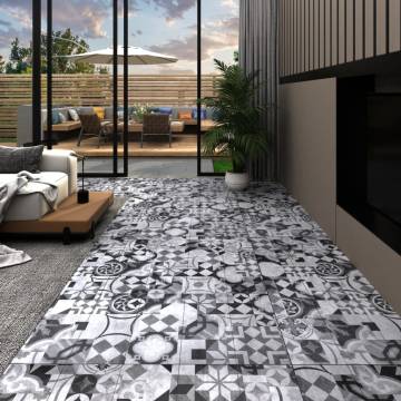 Self-Adhesive PVC Flooring Planks - Grey Pattern 5.21 m²