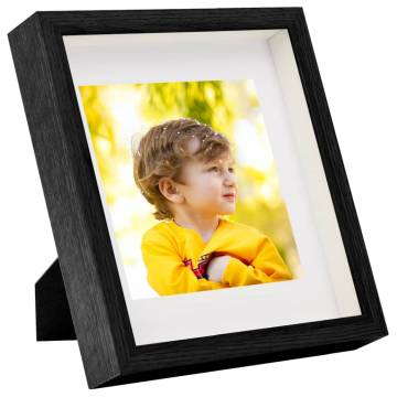 3D Box Photo Frames - 5 pcs Black 23x23 cm for 13x13 cm Picture