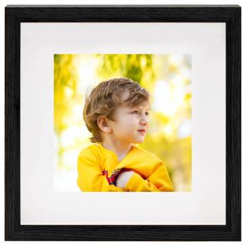 3D Box Photo Frames - 5 pcs Black 23x23 cm for 13x13 cm Picture