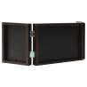 Trifold Photo Frame Collage Dark Brown 28x18 cm+2x