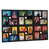 Collage Photo Frame for 24 Photos | Black MDF Frame