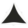 Sunshade Sail 3x3m HDPE Black - UV & Mould Resistant