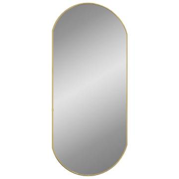 Wall Mirror Gold 90x40 cm Oval - Stylish Home Décor