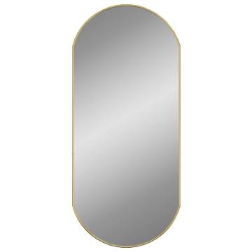 Wall Mirror Gold 90x40 cm Oval - Stylish Home Décor