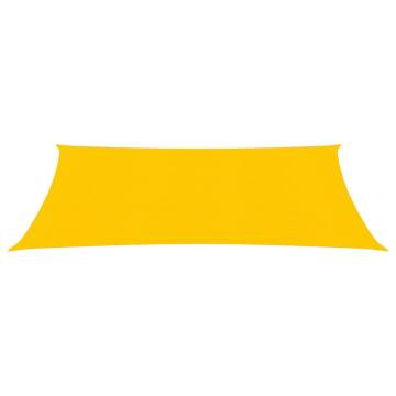 Yellow 2x4 m Sunshade Sail - HDPE Durable Outdoor Protection