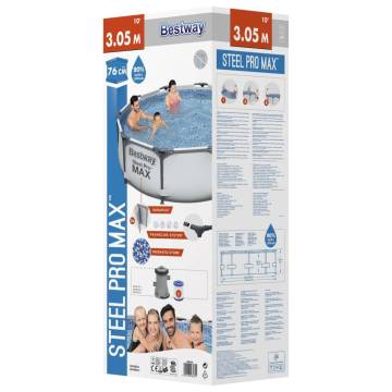 Bestway Steel Pro MAX Swimming Pool Set 305x76 cm - Summer Fun