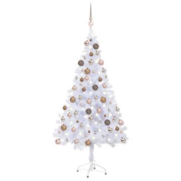 Artificial Pre-lit Christmas Tree with Ball Set 150cm