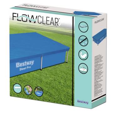 Bestway Flowclear Pool Cover 221x150 cm - Durable & Secure