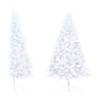 Pre-lit Half Christmas Tree with Ball Set - 180 cm White