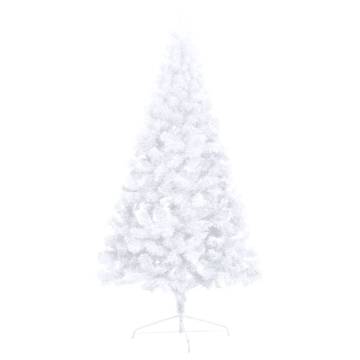 Pre-lit Half Christmas Tree with Ball Set - 180 cm White