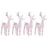 Christmas Reindeers 4 pcs with 160 Warm White LEDs