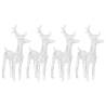 Christmas Reindeers 4 pcs with 160 Warm White LEDs