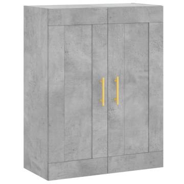 Highboard Concrete Grey - Stylish Engineered Wood Storage