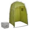 Portable Camping Toilet with Tent 10+10 L Colour green 