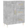 Highboard Concrete Grey - Stylish Engineered Wood Storage