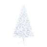 Pre-lit White Christmas Tree with Ball Set - 210 cm