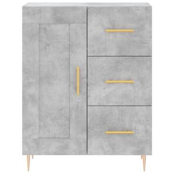 Highboard Concrete Grey - Stylish Engineered Wood Storage