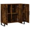 Modern Smoked Oak Sideboard - 90x34x80 cm | Hipomarket