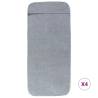 Grey Beach Towels 4 pcs | Soft & Lightweight - 60x135 cm