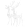 Acrylic Reindeer Christmas Decorations 120 cm - Blue (2 pcs)