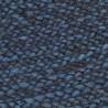 Reversible Braided Jute Rug - Navy Blue & Natural 150 cm