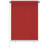 Outdoor Roller Blind 100x140 cm Red - UV Protection & Privacy