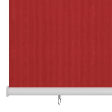 Outdoor Roller Blind 100x140 cm Red - UV Protection & Privacy