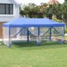 Folding Party Tent with Sidewalls Blue 3x6 m Colour blue Size 3 x 6 m Quantity in Package 1 