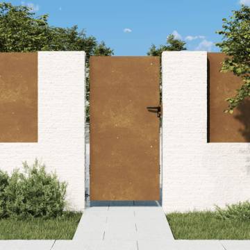 Garden Gate 85x175 cm Corten Steel - Durable & Elegant