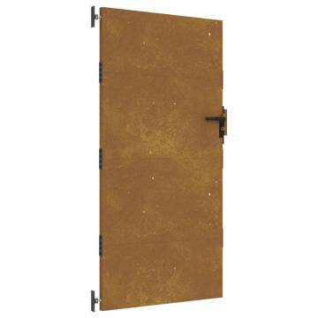 Garden Gate 85x175 cm Corten Steel - Durable & Elegant