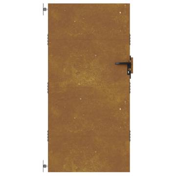 Garden Gate 85x175 cm Corten Steel - Durable & Elegant