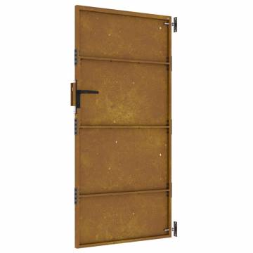 Garden Gate 85x175 cm Corten Steel - Durable & Elegant