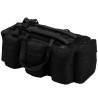 3-in-1 Army-Style Duffel Bag 90 L Black Colour black 