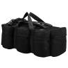 3-in-1 Army-Style Duffel Bag 90L - Versatile Black Bag