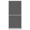 White Hinged Insect Screen for Doors - 100 x 215 cm